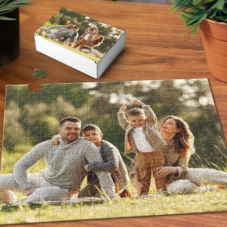 Foto personalizzate fai parte di me stesso-puzzle personalizzato personalizzato della famiglia-regalo per i membri della famiglia