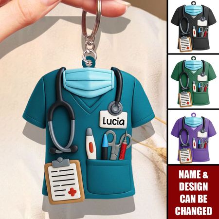 Festeggia la tua infermiera preferita con questo portachiavi personalizzato per infermiere