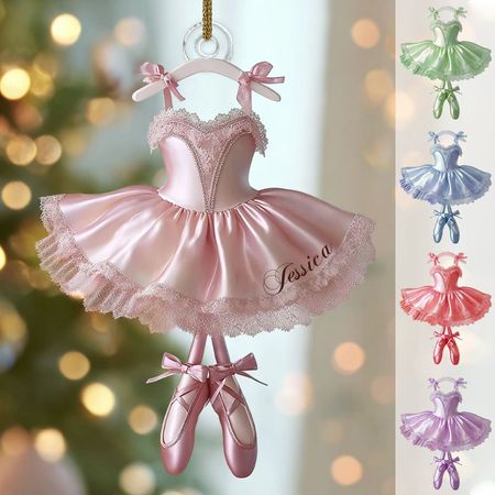 Regalo perfetto per gli amanti del balletto-Ornamento di balletto personalizzato