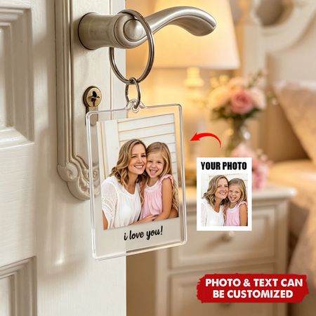 Portachiavi personalizzato con messaggio personalizzato, regalo significativo per mamma, papà, coppia