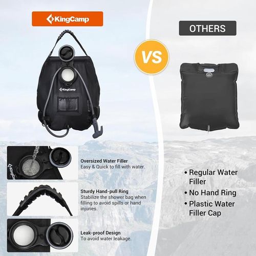 20L Outdoor Portable Solar Hot Water Shower Bag