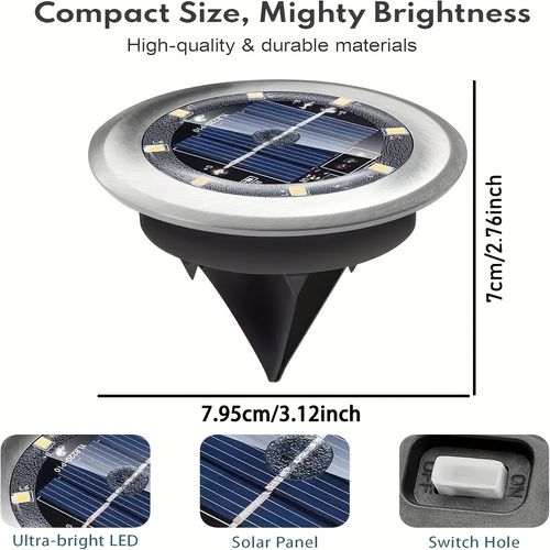 Solar In-ground Garden Lights