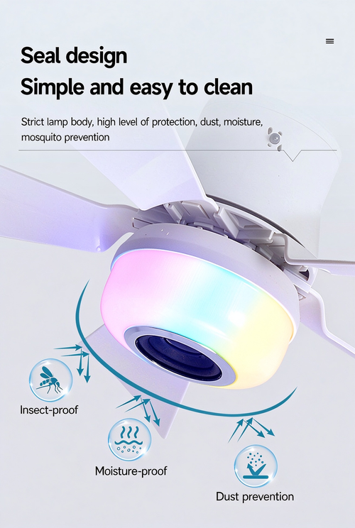 Multi-functional Music Fan Light
