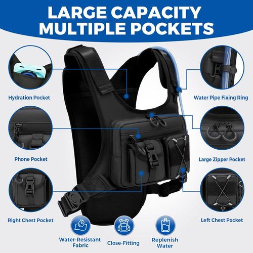 Multifunctional Portable Vest Chest Bag for Men