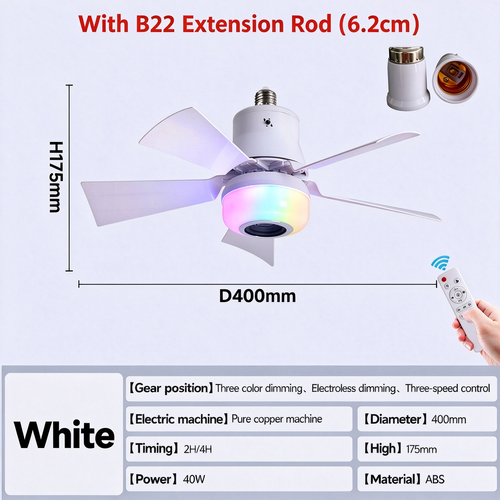 Multi-functional Music Fan Light