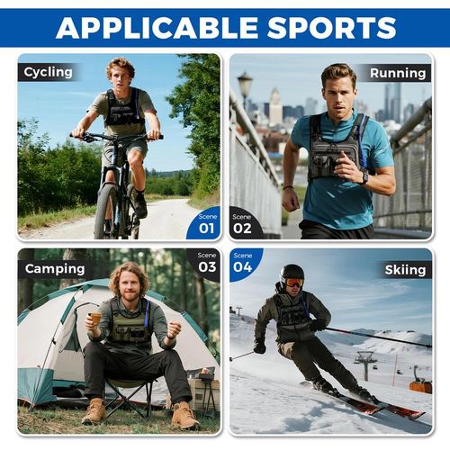 Multifunctional Portable Vest Chest Bag for Men