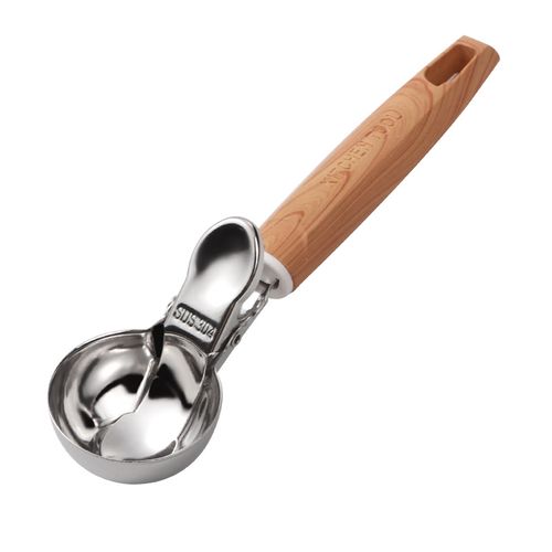 Premium 304 Stainless Steel Ice Cream Scoop with Trigger Release （Buy 1 Get 2）