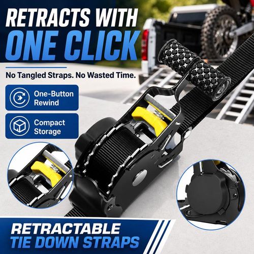 Automatic Ret ratchet Tie Down Straps