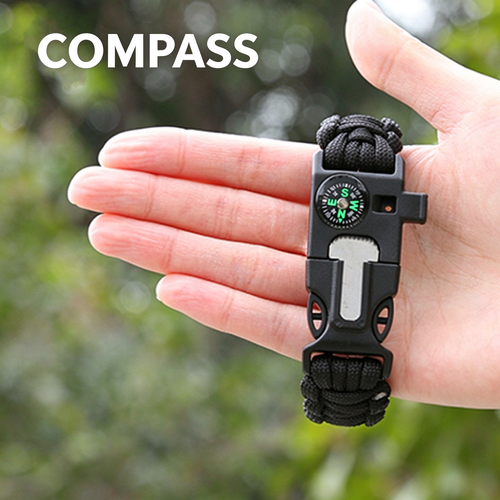5-in-1 Multifunctional Outdoor Paracord Survival Bracelet