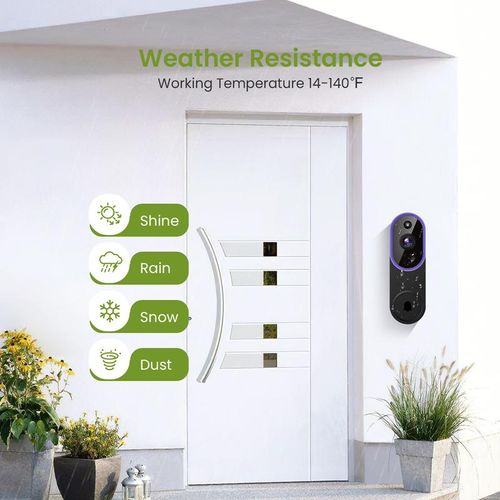 Wireless Video Doorbell Camera with Chime