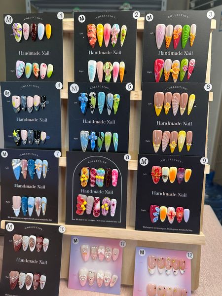 Live room nails order here, please select the desired digital code