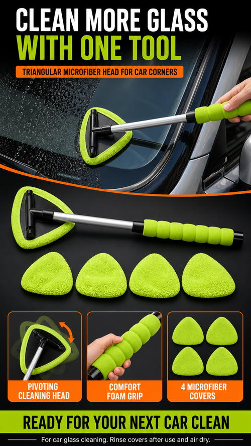 🔥 HOT SALE 🔥 COD! Extendable Car Windscreen Cleaning Tool | Reach lower corners, side windows, rear glass and sunroofs with ease | Nairobi Inventory | Ships in 48 Hours | 7-Day Returns & Exchanges. Cash-on-Delivery orders are shipped from our Nairobi warehouse within 48 hours. Delivery normally takes 1–3 business days.