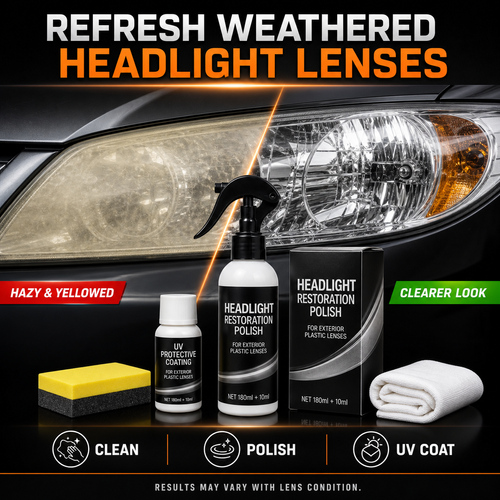 🔥 HOT SALE 🔥 COD! Headlight Restoration Polish | Helps improve cloudy, hazy and lightly yellowed exterior plastic headlights | Nairobi Inventory | Ships in 48 Hours | 7-Day Returns & Exchanges. Cash-on-Delivery orders are shipped from our Nairobi warehouse within 48 hours. Delivery normally takes 1–3 business days.