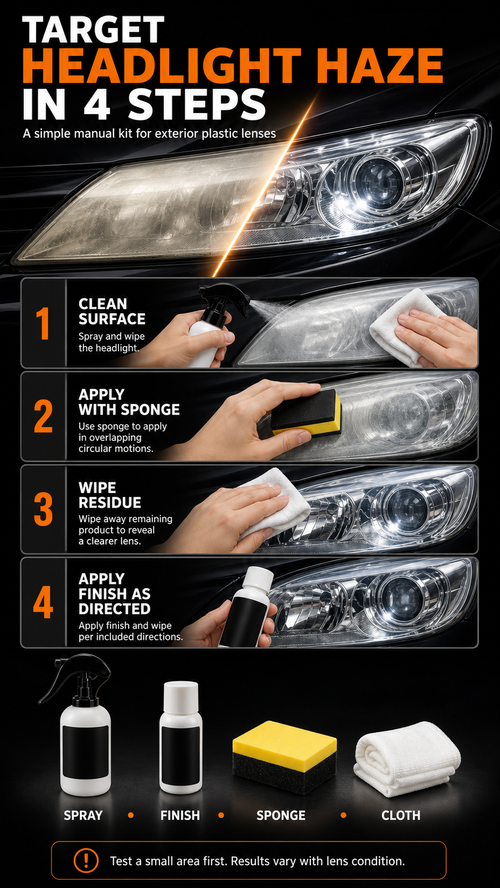 🔥 HOT SALE 🔥 COD! Headlight Restoration Polish | Helps improve cloudy, hazy and lightly yellowed exterior plastic headlights | Nairobi Inventory | Ships in 48 Hours | 7-Day Returns & Exchanges. Cash-on-Delivery orders are shipped from our Nairobi warehouse within 48 hours. Delivery normally takes 1–3 business days.