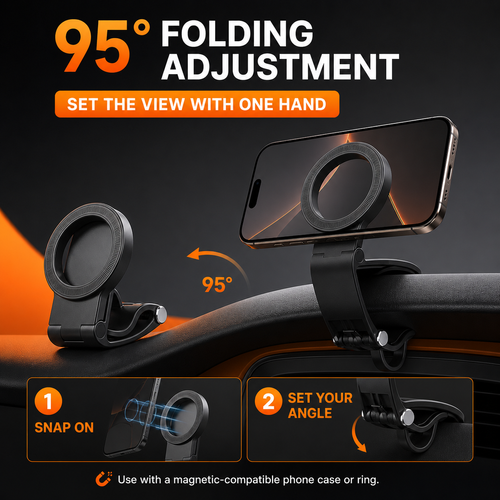 🔥 HOT SALE 🔥 COD! 95° Foldable Magnetic Dashboard Phone Holder | Nairobi Inventory | Ships in 48 Hours | 7-Day Returns & Exchanges. Cash-on-Delivery orders are dispatched from our Nairobi warehouse. Delivery takes 1–3 business days.