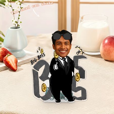 Custom-Big Boss shaking head standee -DIYTREE