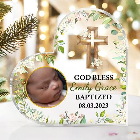 Custom-God Bless Baptized - DIYTREE