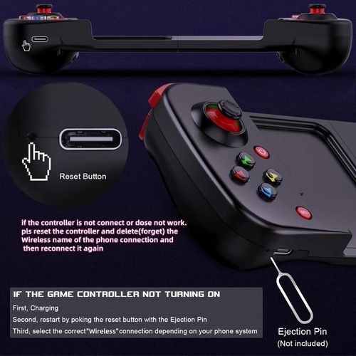BT 5.0 Wireless Joypad D3 Stretchable Game Console