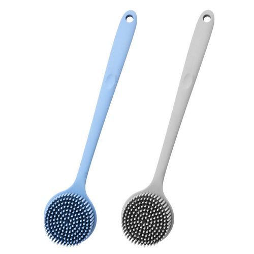 Multi-Purpose Long Handle Silicone Bath Brush