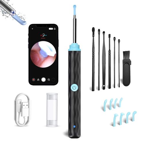 Ear Wax Removal with Camera1920p Wireless Ear Cleaner Multiple Interchangeable Heads