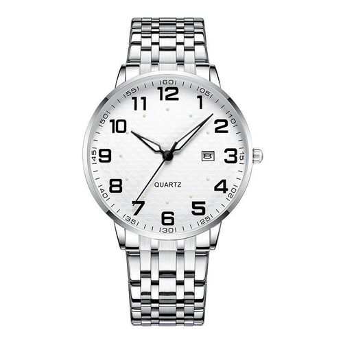 Waterproof Wristwatch Stainless Steel Quartz Luminous Function  Watches