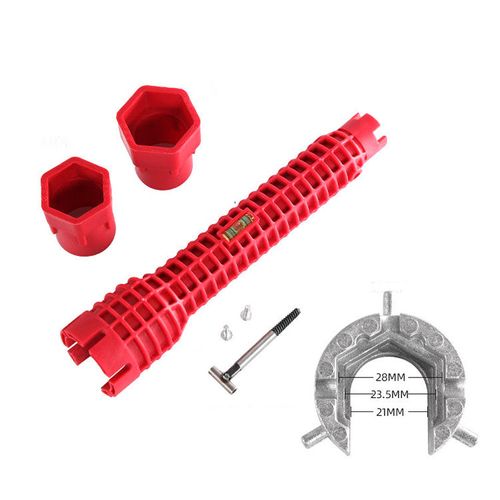 8 in 1 Multi-functional Bathroom Water Pipe Spanner Tools Faucet and Sink Installer Wrench