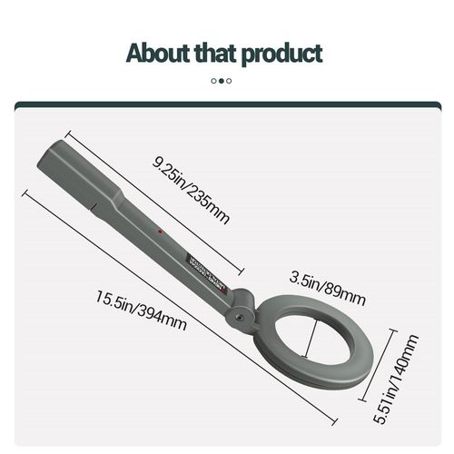 Handheld Adjustable Portable Metal Detector