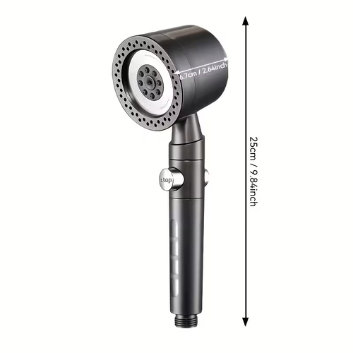 Set Pressure Handheld Shower with Shower Hose 5 Adjustable Water Flow Modes,