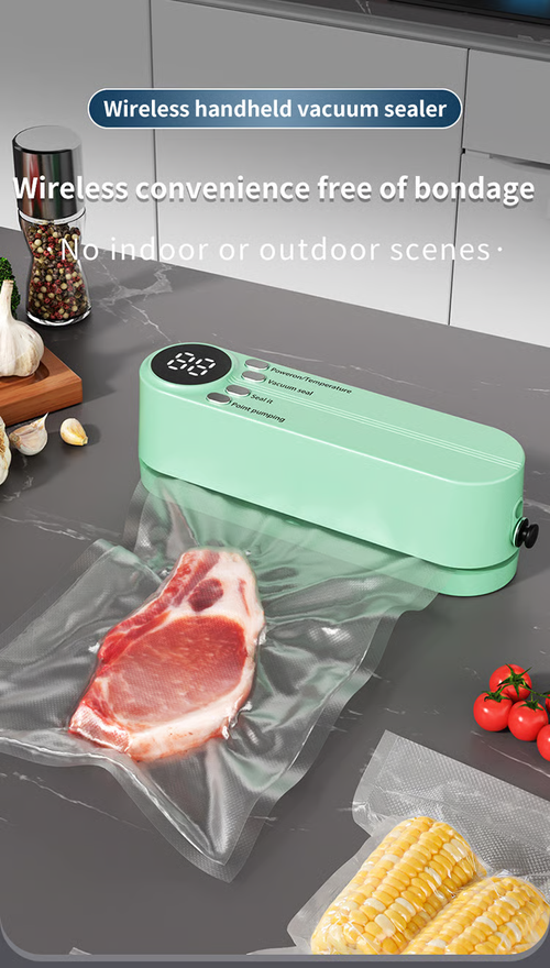 🥗 Keep Your Food Fresh ✨Mini Wireless Vacuum Sealer