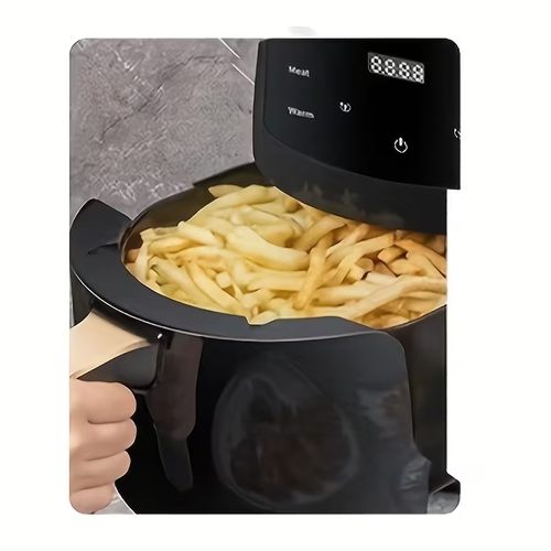 1pc Multifunctional Smart Air Fryer - 1.19 Gallon Capacity, 200° High-Temperature Baking,