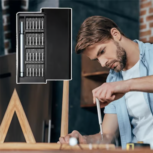 24 in 1 screwdriver set. 24 precision drill bits made of S2 steel