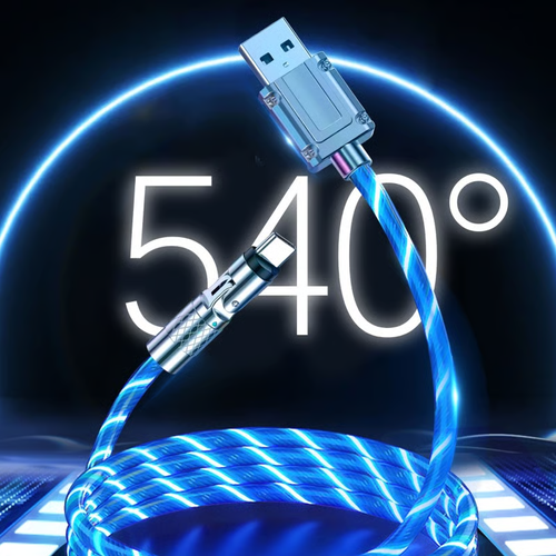 ⚡540° Rotating Streamer Data Cable