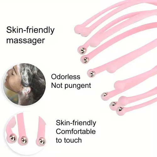 ​12-Claw Octopus Scalp Massager -  Light Blue Resin Head & Neck Relax Tool with Ergonomic Design, Stress, Improved Blood Circulation, Durable Light Blue Claws for Scalp Massage, Scalp Massager, Sleek Design, Smooth Texture