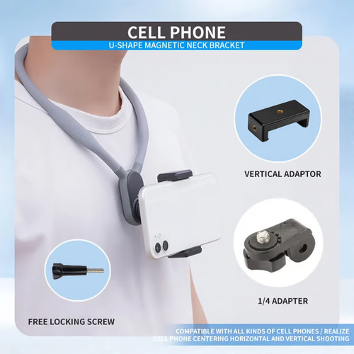 U-shape Neck Holder Mount for Sports Camera