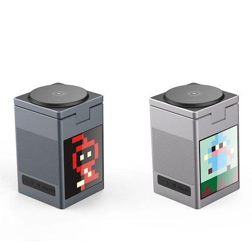 💕Carregador magnético sem fios multifunções com altifalante, super cool! E muito potente.