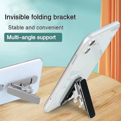 📱✨ Mini suporte dobrável em metal para telemóvel, adequado para todos os tipos de telemóveis.