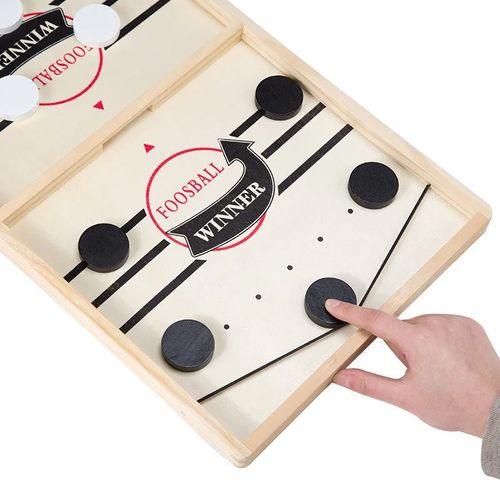 Xadrez de madeira popular ✨✨ Xadrez de catapulta para dois jogadores, jogo de mesa interativo de batalha de hóquei no gelo para pais e filhos