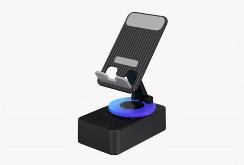 📲Este altifalante Bluetooth 5 em 1 com suporte para telemóvel oferece um som potente e nítido, além de ser dobrável, sendo uma ótima opção de presente.