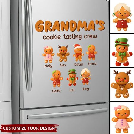 Grandma's Cookie Crew - Personalized Decal