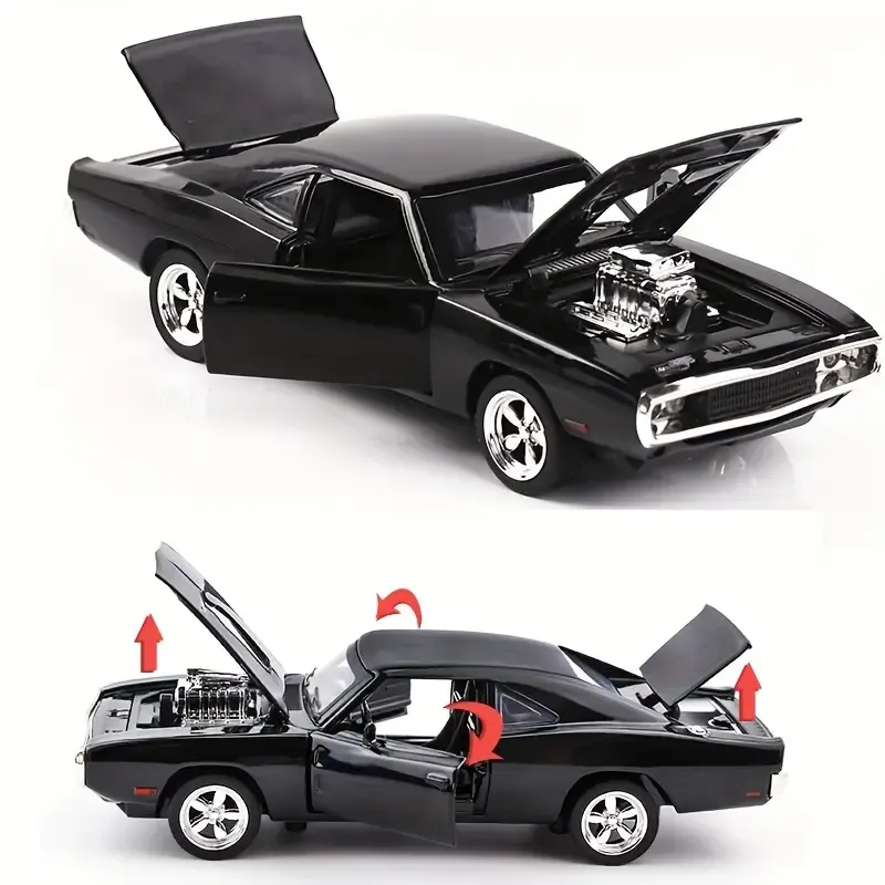 Red Alloy Die-Cast 1:32 Scale Toy Car - with Opening Doors, Realistic Sound & Light Features, Zinc Alloy, Manual Operation - Perfect for Collectors & Car Enthusiasts for winter