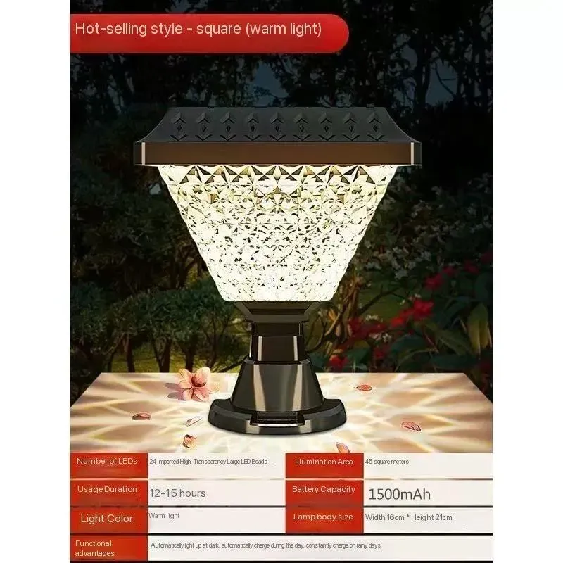 🔥🔥🔥Solar garden light9（Ghana Weather Giving You Stress? This Solar Light No Dey Gaze!）