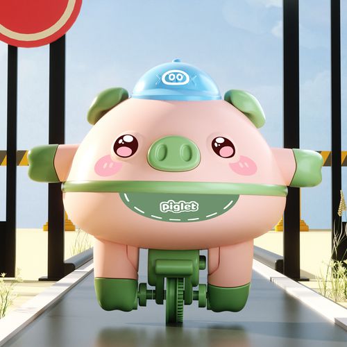 New undefeated balance pig gyroscope unicycle girls boys cute novelty walking wire black technology educational toys