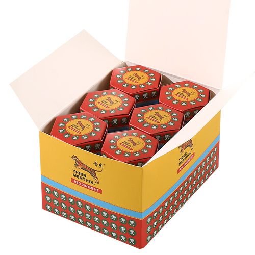 20g Tiger Balm, Red Balm, Thai Balm, Mint Balm, Cool Balm, Essential Balm, Tiger Oil.Effects: Cooling, refreshing and boosting alertness.