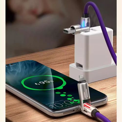 New 240W Fast Charging Cable, 4-in-1 Multi Charger Cord, Type-C Fast Charging, Compatible with iPhone, Huawei, Android Devices