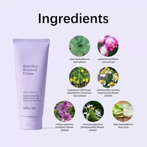Flamingo Body Hair Removal CreamBest-selling Skin Care Hair Removal Cream for Body, 100ml