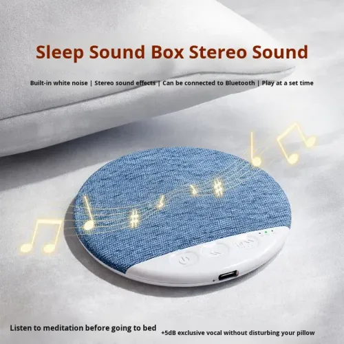New Under Pillow Sleep Speaker, High-Quality White Noise, Sleep Timer, Auto Shut-Off