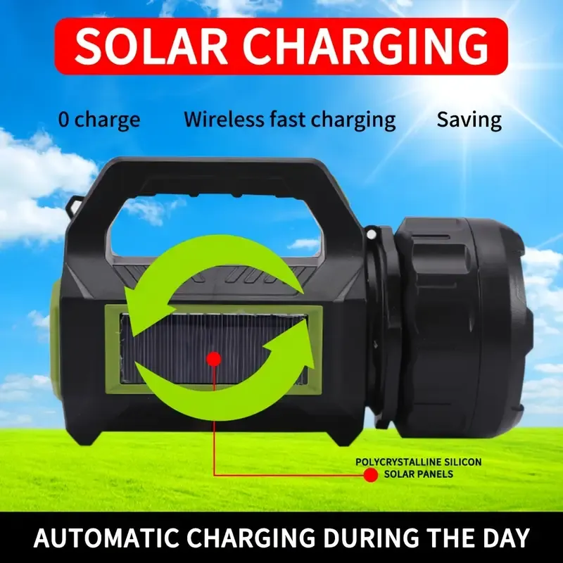 Multifunctional Rechargeable Solar LED Camping Light