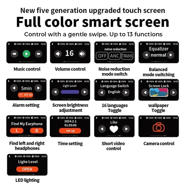 Noise Cancelling Bluetooth Earbuds🚀Ghana Cash on Delivery Christmas Tree Earrings
