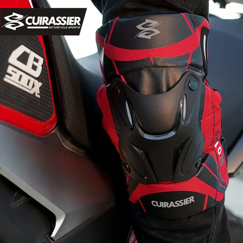 Cuirassier Protective Motorbike Kneepad Motocross Motorcycle Knee Pads MX Protector Night Reflective Guards Protection