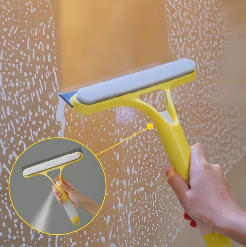 🏆 Window Cleaning Scraper Cleaning Tool With Spray